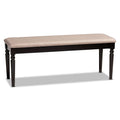 Dining Bench in Sand/Dark Brown T90359