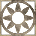 Antiqued Pale PVC Pierced Ceiling Medallion K682