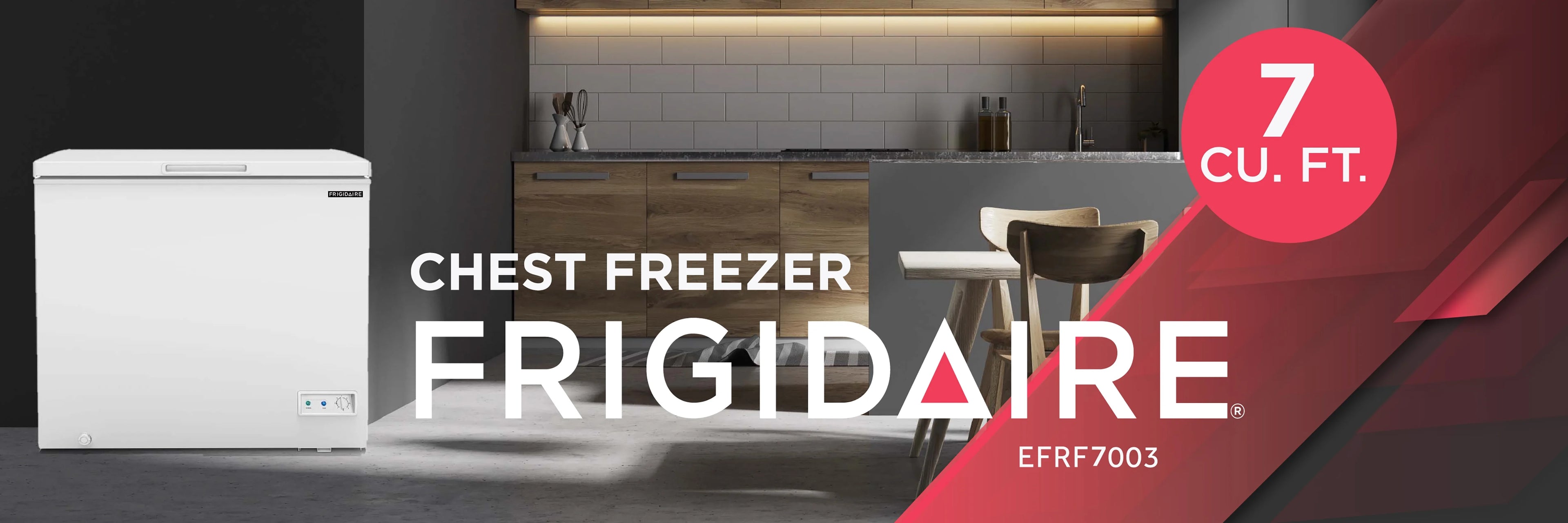White 7.0 Cu. ft. Chest Freezer U555656