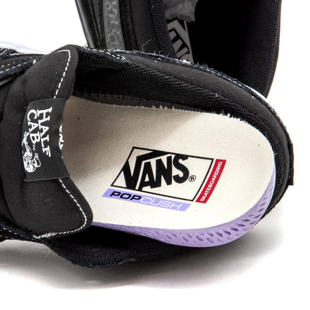 Skate Half Cab (Black / White) 5 V4107