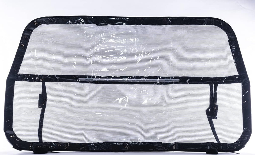 Black Clear Vinyl Plastic Car Divider, Pack of 2 V277