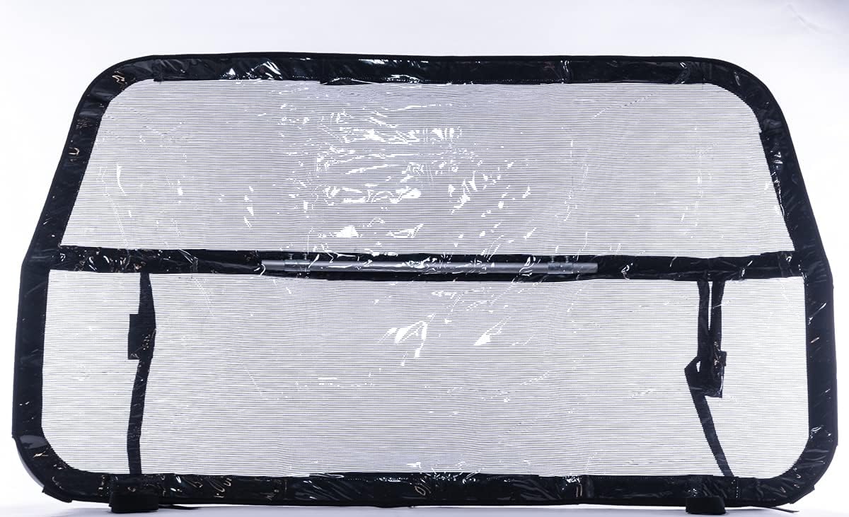 Black Clear Vinyl Plastic Car Divider, Pack of 2 V277