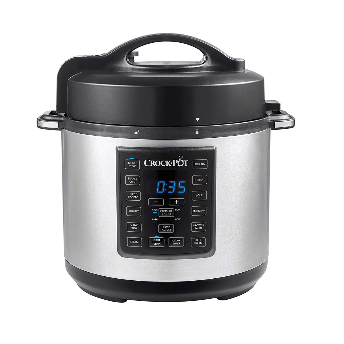 6 Qt Programmable Slow Cooker Stainless Steel W842