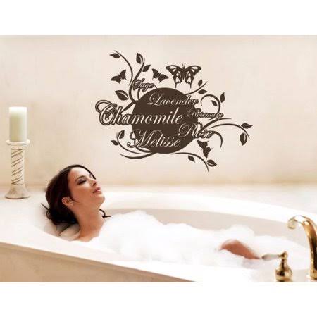 Dark Red 47in x 37in Floral Wall Decal T6885