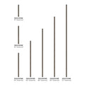 72x22 Downrod Metallic Matte Bronze A9484