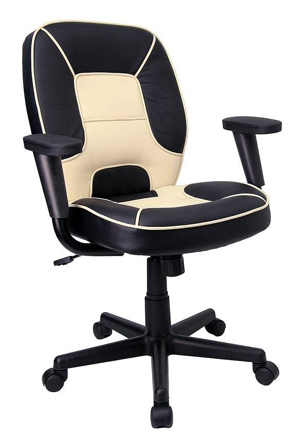 Black Vinyl Mid-Back Executive Office Chair I2883