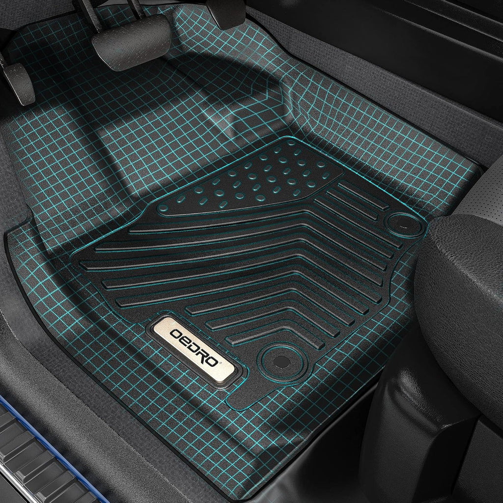 Black TPE Floor Mats Full Set Liners M94023