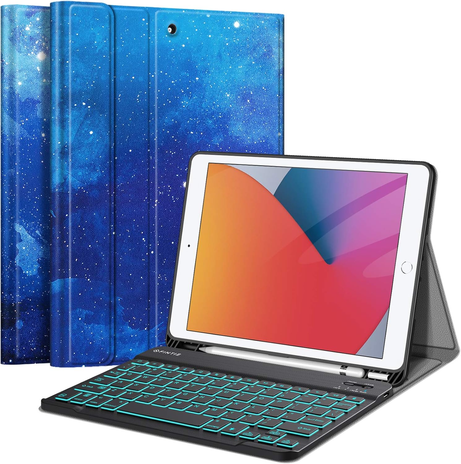 Composition Keyboard Case for iPad 10.2 Inch with Bluetooth Keyboard N465