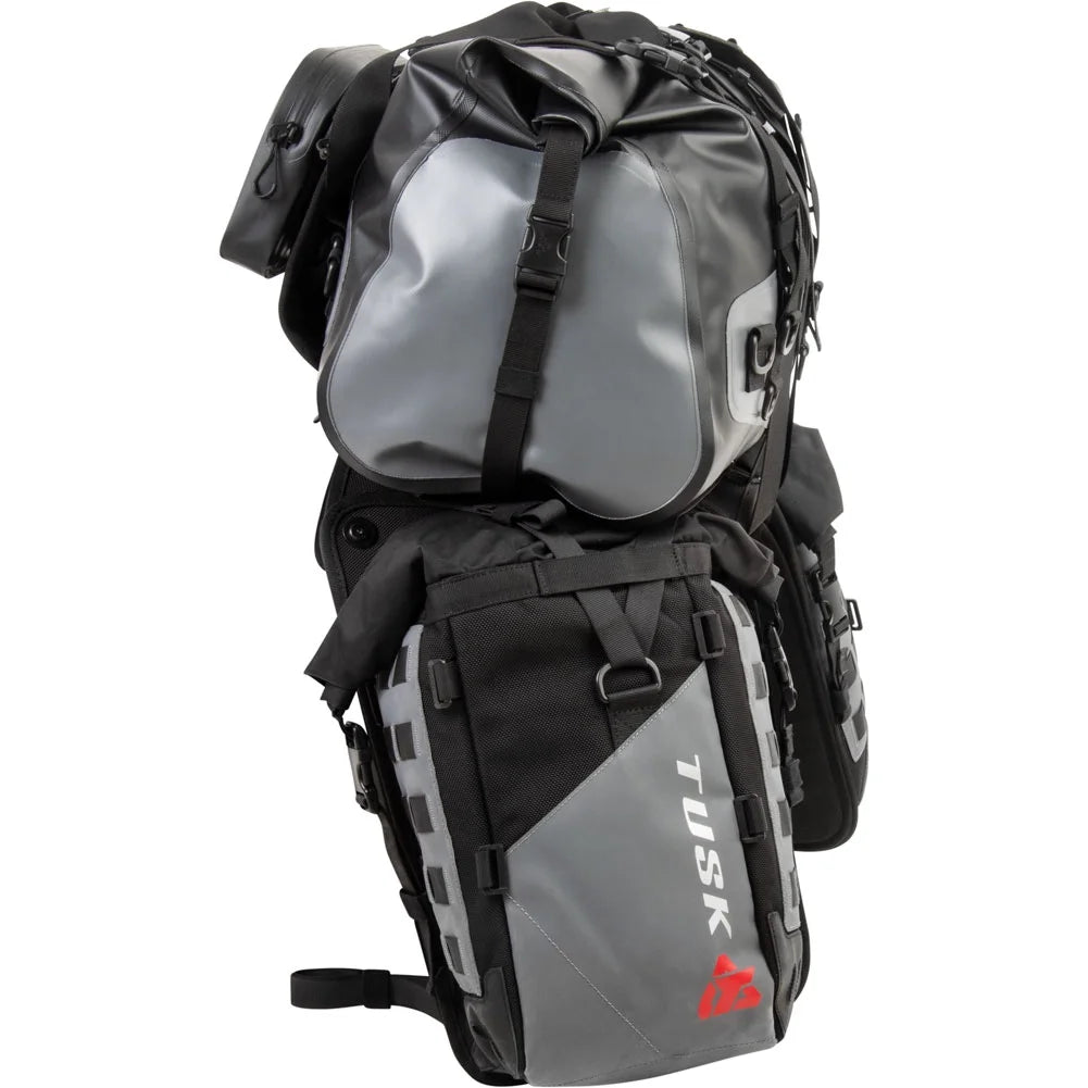 Rackless Luggage System with Medium Dry Duffel Tail Bag Standard Heat Shield L5673