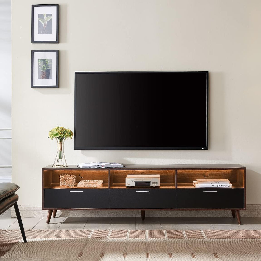 LED TV Cabinet TV Stand, 63 inch, Wood Color D4690