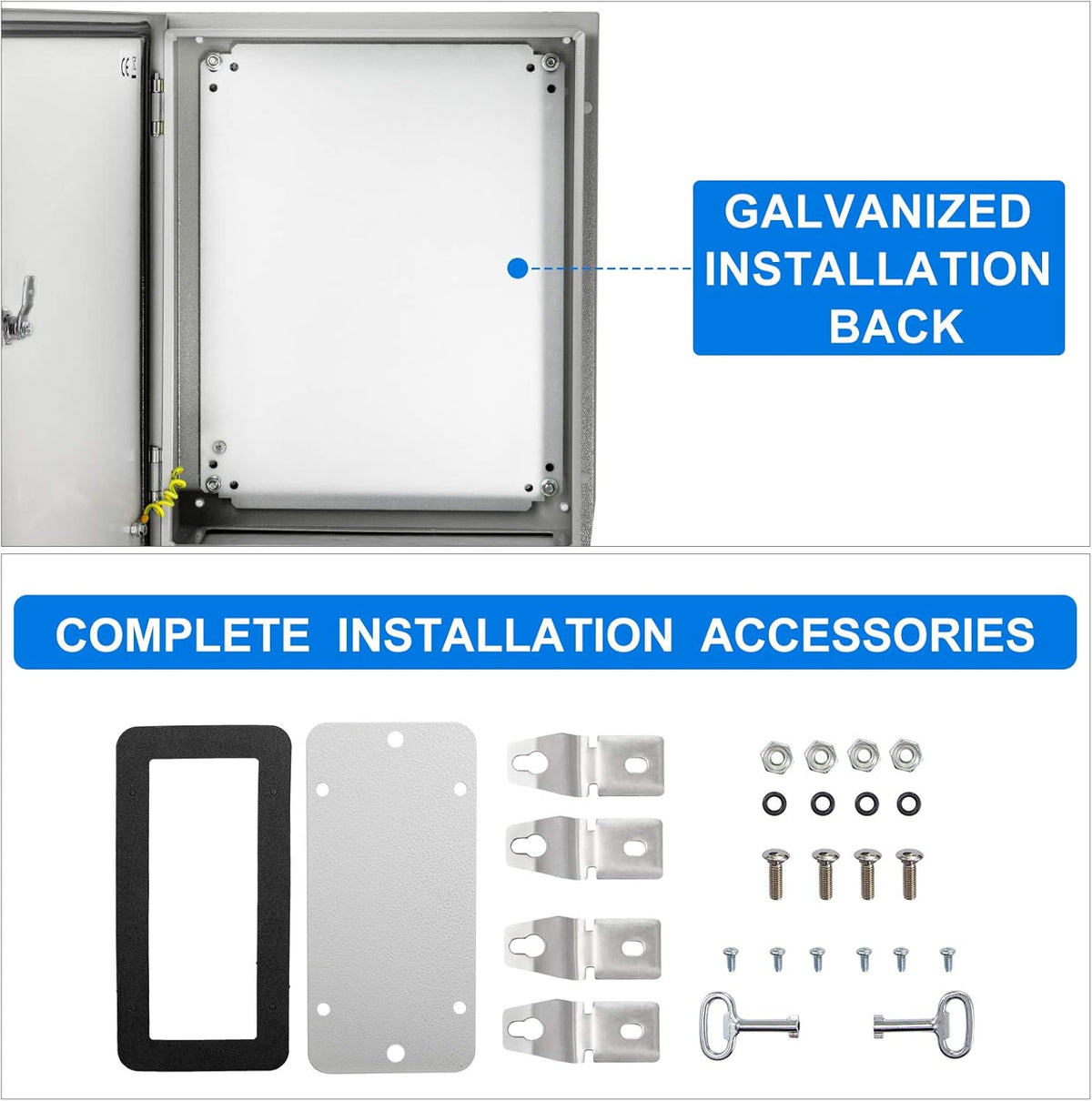 16 x 12 x 8'' NEMA 4X Steel Electrical Box G450487