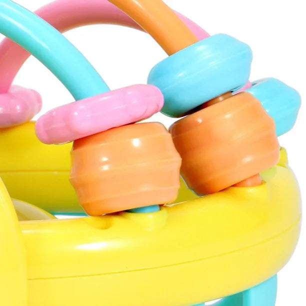 Rattle Ball Sensory Teether Toy Silicone Non-Toxic BPA Free I8795