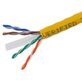 Cat. 6 UTP Network Cable, 1000ft, Yellow R28115