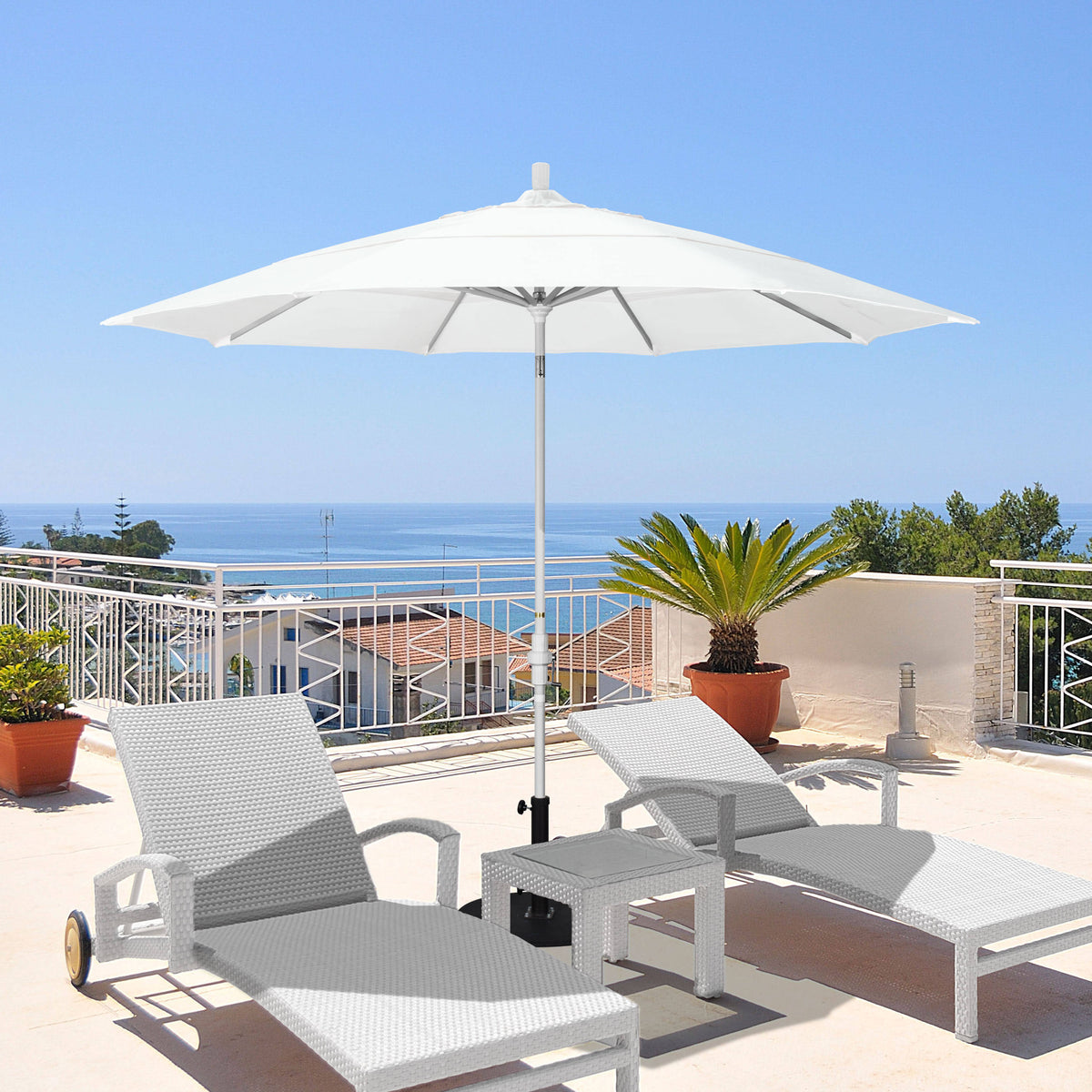 11 ft. Aluminum Market Umbrella I8404