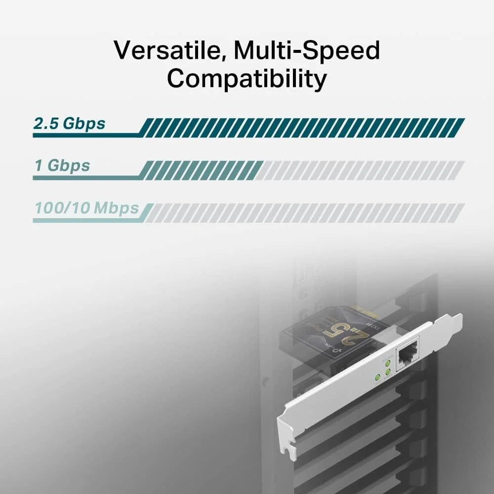 2.5 Gigabit Ethernet PCIe Network Adapter N345