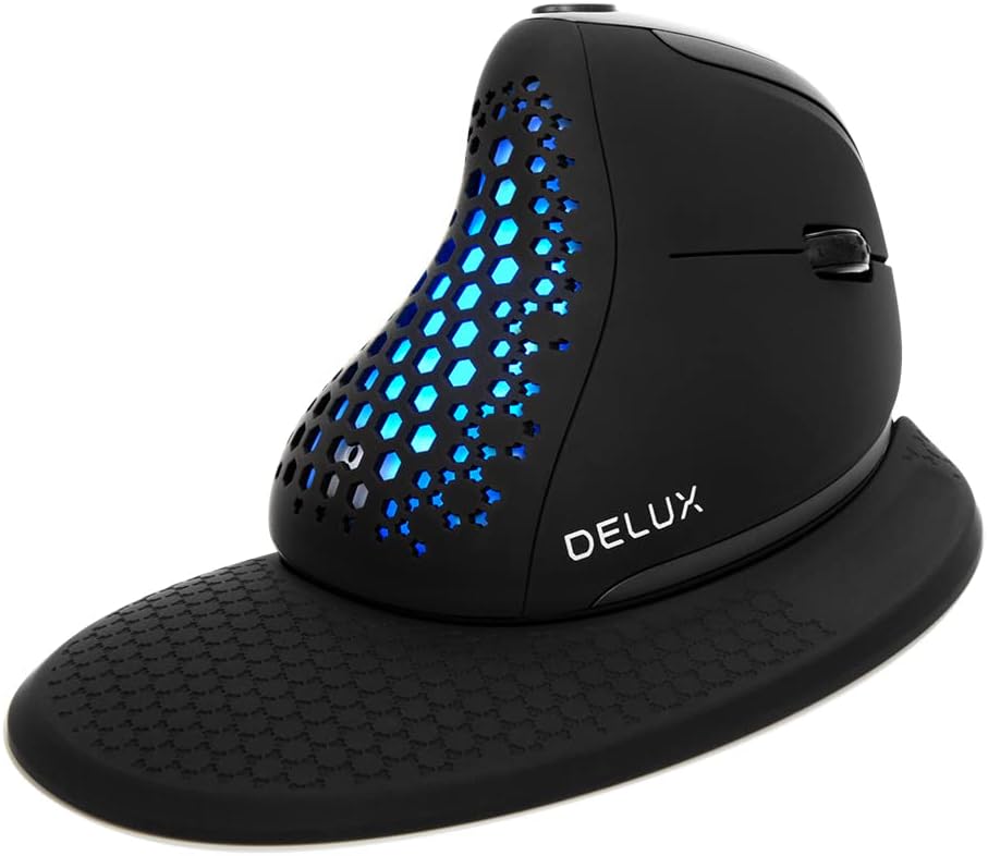 Wireless Ergonomic Vertical Mouse with OLED Screen, 7200DPI, Rechargeable X949