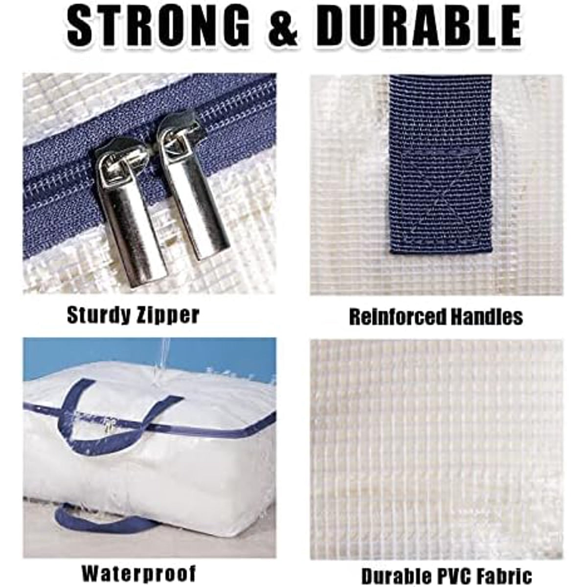 75L Clear Storage Bags with Zipper (2) Q284584