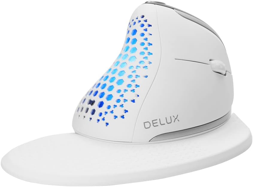 Wireless Ergonomic Vertical Mouse with OLED Screen, 7200DPI, Rechargeable X949