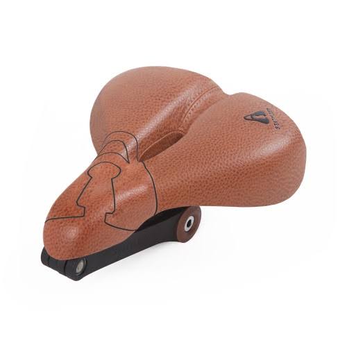 Brown Bicycle Saddle Lock B23508