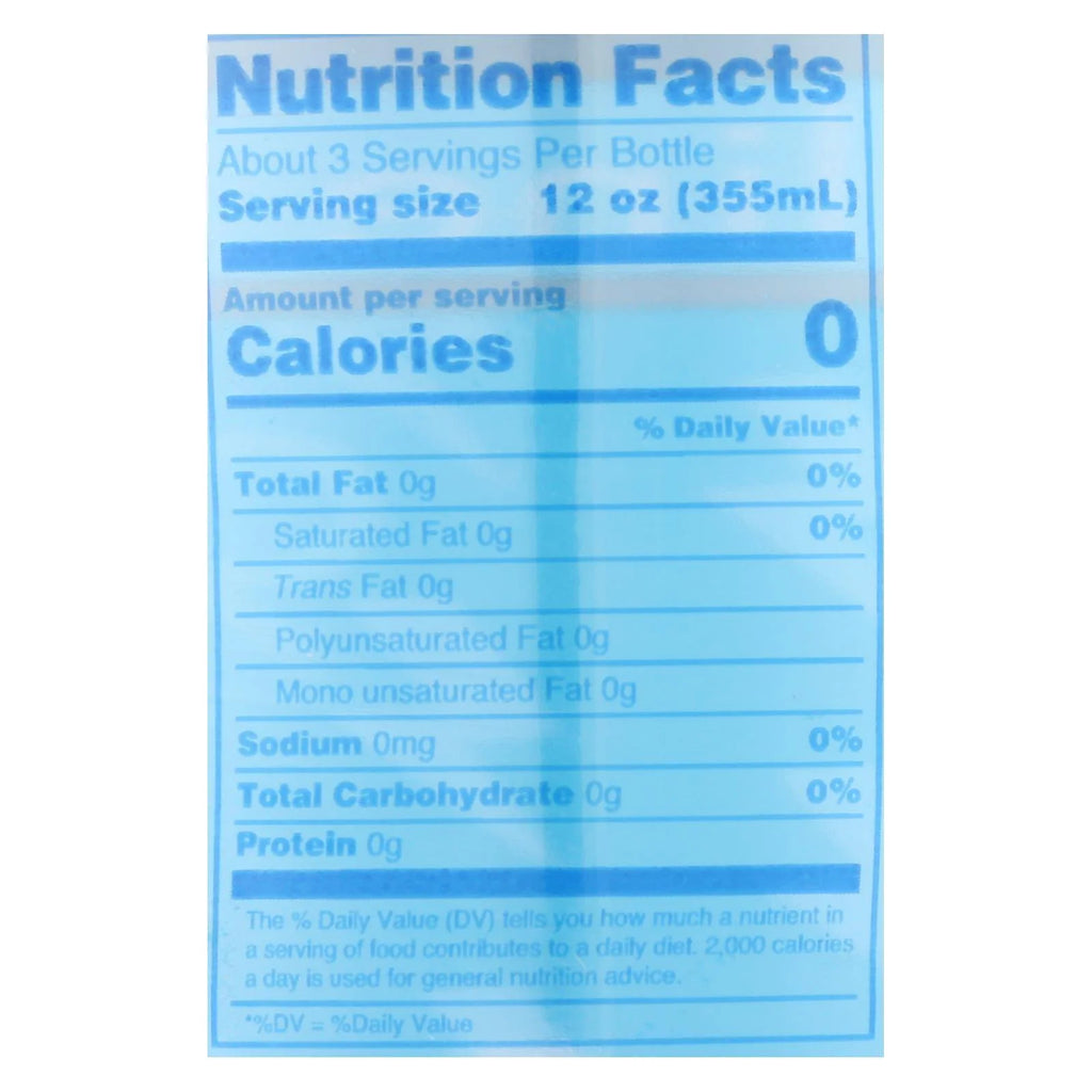 Alkaline Water pH 9.5+ Electrolyte, Case of 12, 33.8 FZ Y96317