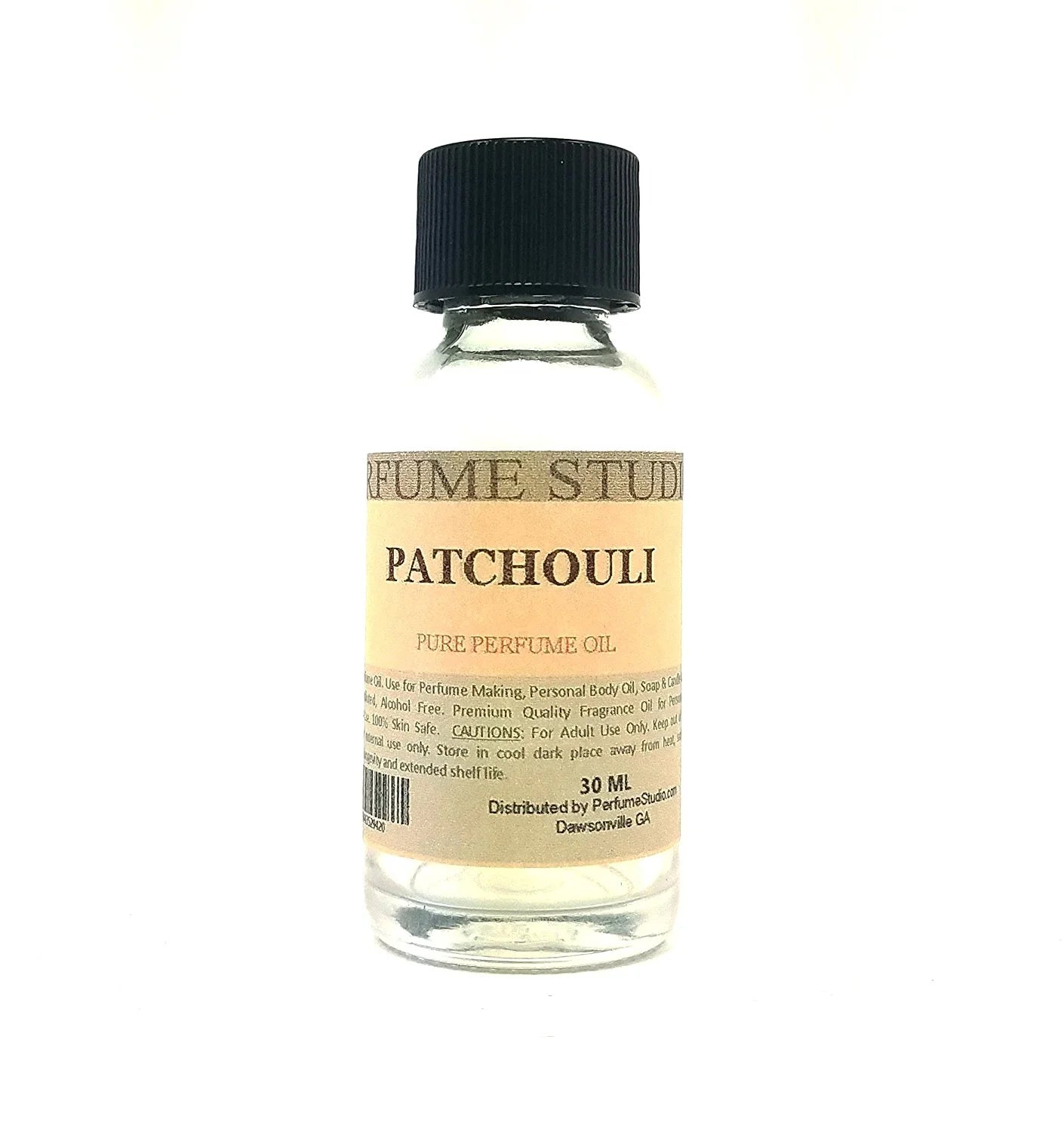 Patchouli Fragrance Oil, Undiluted, Alcohol Free, 1oz H519899