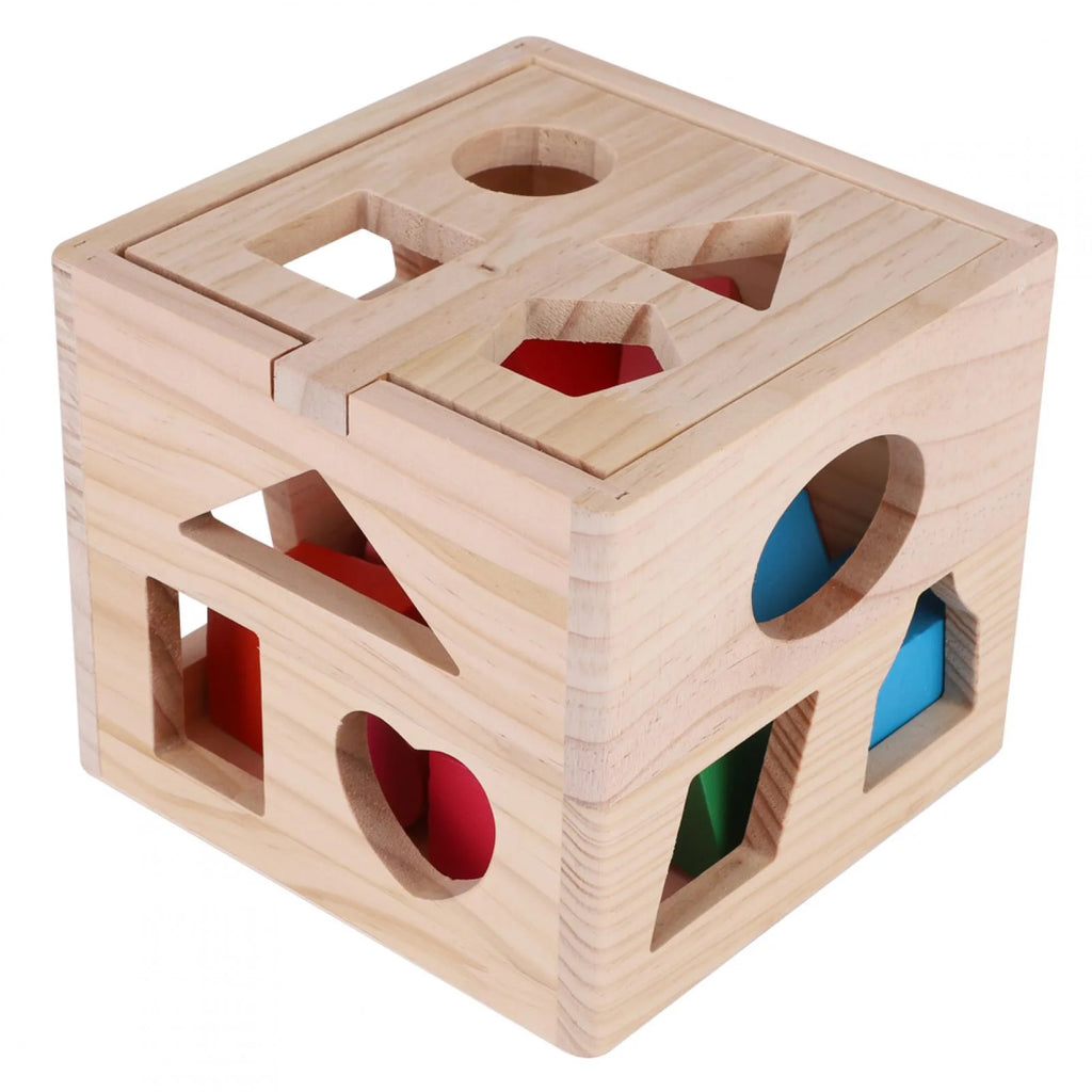 Wooden Building Blocks Shape Sorter Toy Y310309