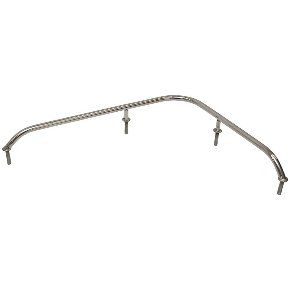 4-Post Polished Stainless Steel Corner Grab Rail I21761