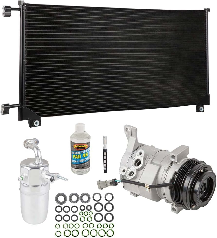 A/C Kit with Compressor Condenser and Drier for Chevy Tahoe Suburban Avalanche GMC Yukon Cadillac Escalade 2003-2006 I215012