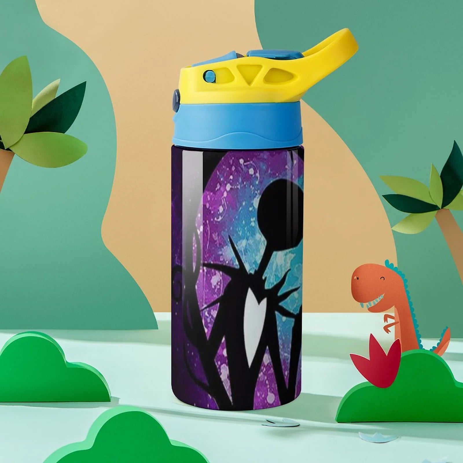 Insulated Stainless Steel Water Bottle With Straw F609860