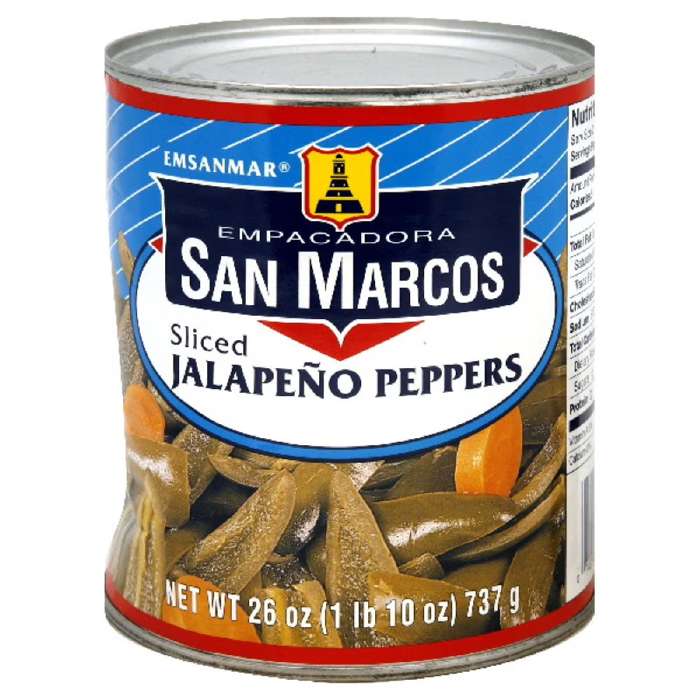 Sliced Jalapeno Tin, 26-ounces (Pack of 12) D382