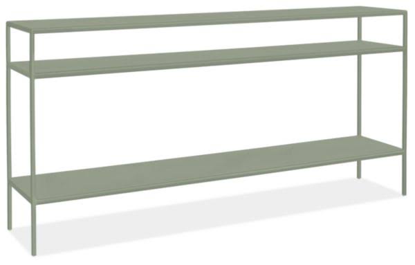 Sage Green Grey Slim Console Table S7677
