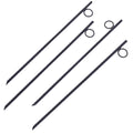 3/8x 18 Inch Steel Tent Canopy Ground Stakes with Angled Ends and 1 Inch Loops F9183