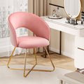 Pink Velvet Upholstered Accent Chair I999105
