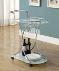 Metal/Glass Mobile Serving Cart F3016