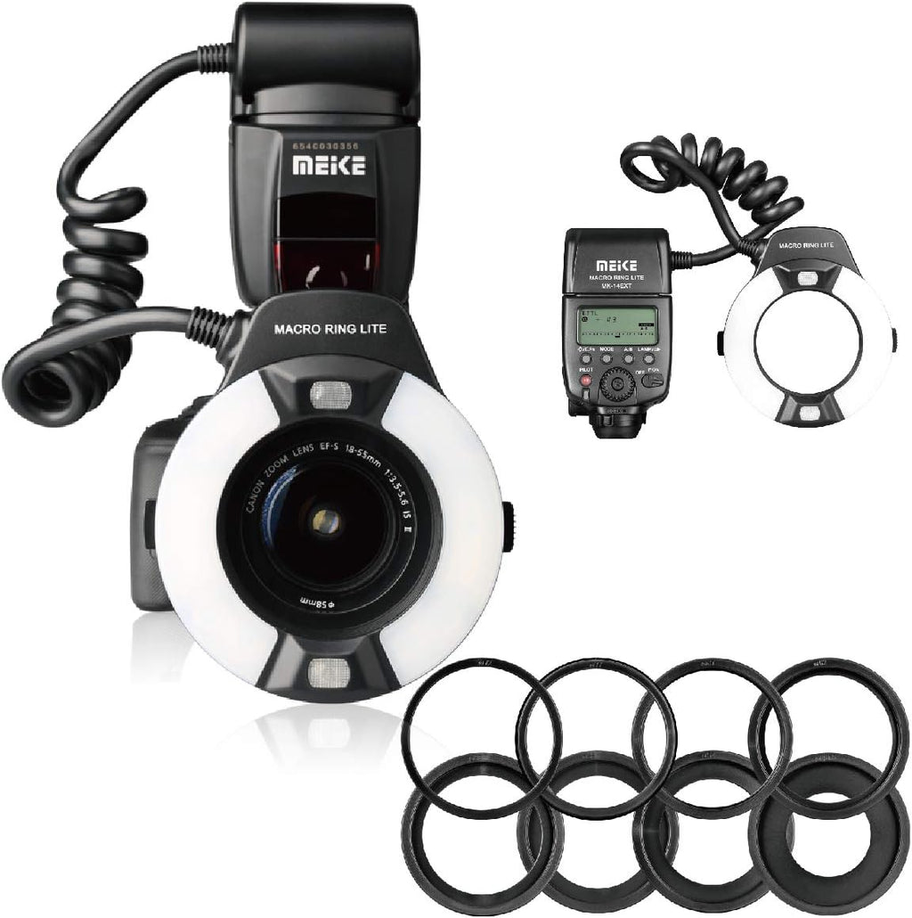 Macro LED Ring Flash with AF Assist Lamp for EOS Digital DSLR Camera K466