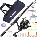 Carbon Fiber Telescopic Fishing Rod and Reel Combo I3890