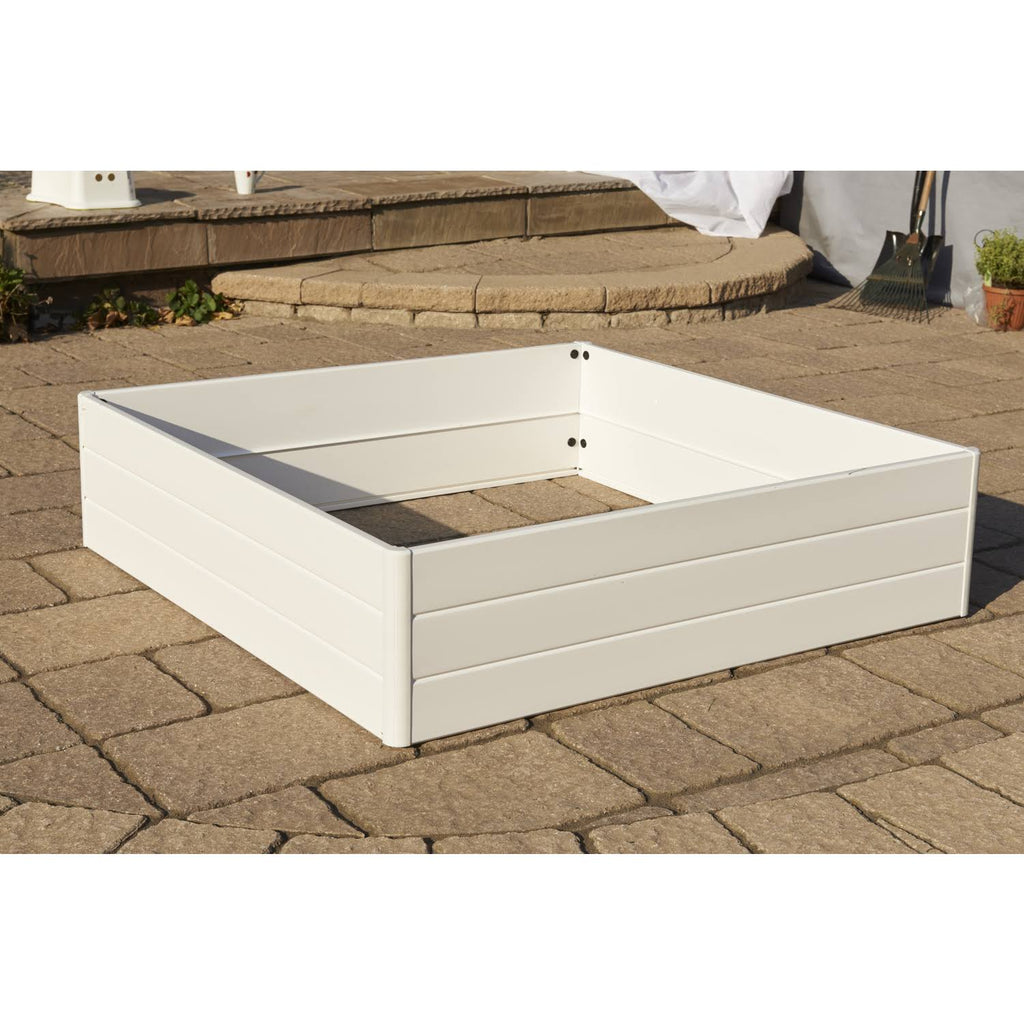 Vinyl Raised Garden Bed White M413