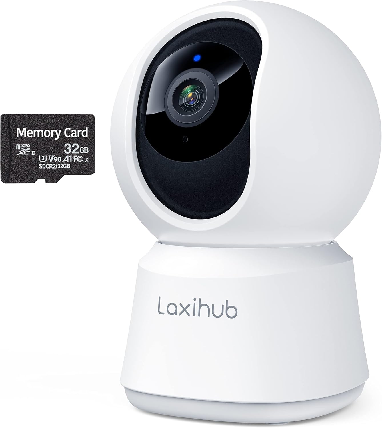 White 1080P FHD Security Camera with Night Vision, Pack of 2 N632820