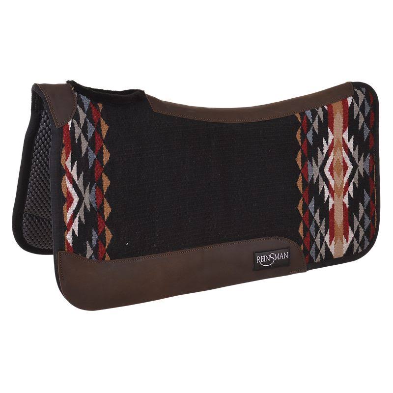 Black Wool Contour Saddle Pad Q501872