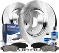 325mm Front Disc Rotors w/Brake Pads Kit 6pc Set P464