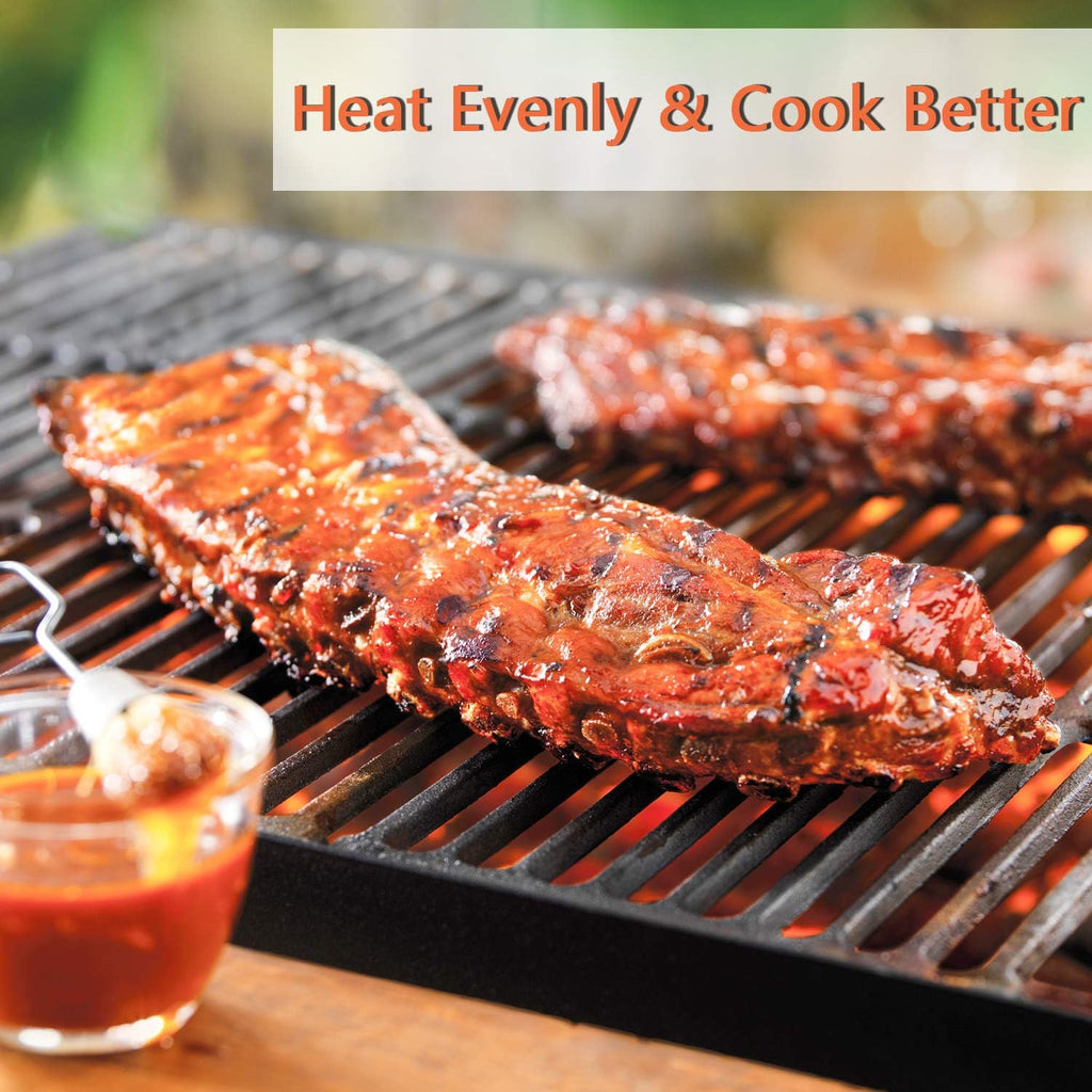Set of 2 Cast Iron Grill Grates 19.5 inch N447
