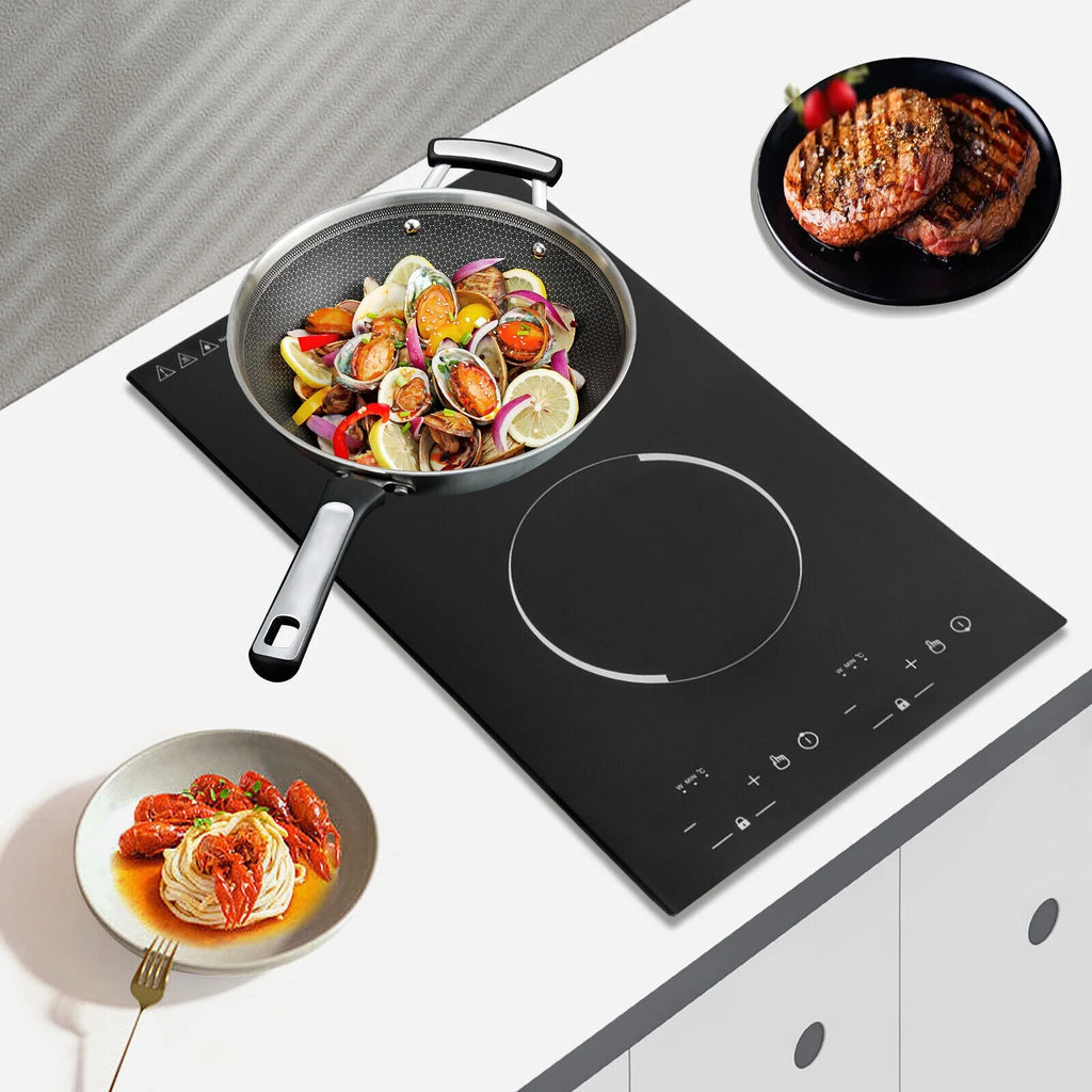 Double Induction Cooktop with 2 Burner Independent Control 1200W+1100W G425