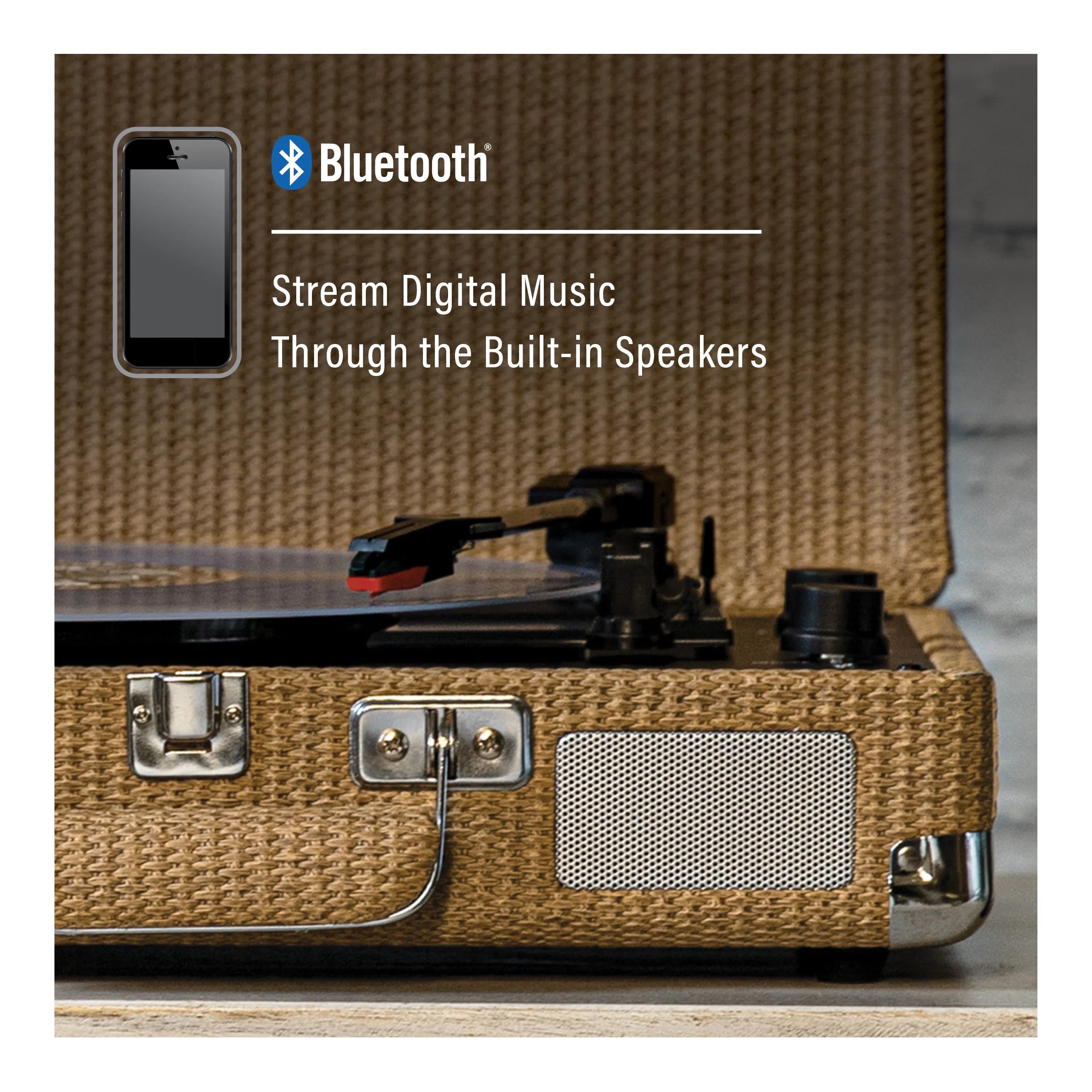 Vinyl Record Player with Bluetooth Speakers X979348