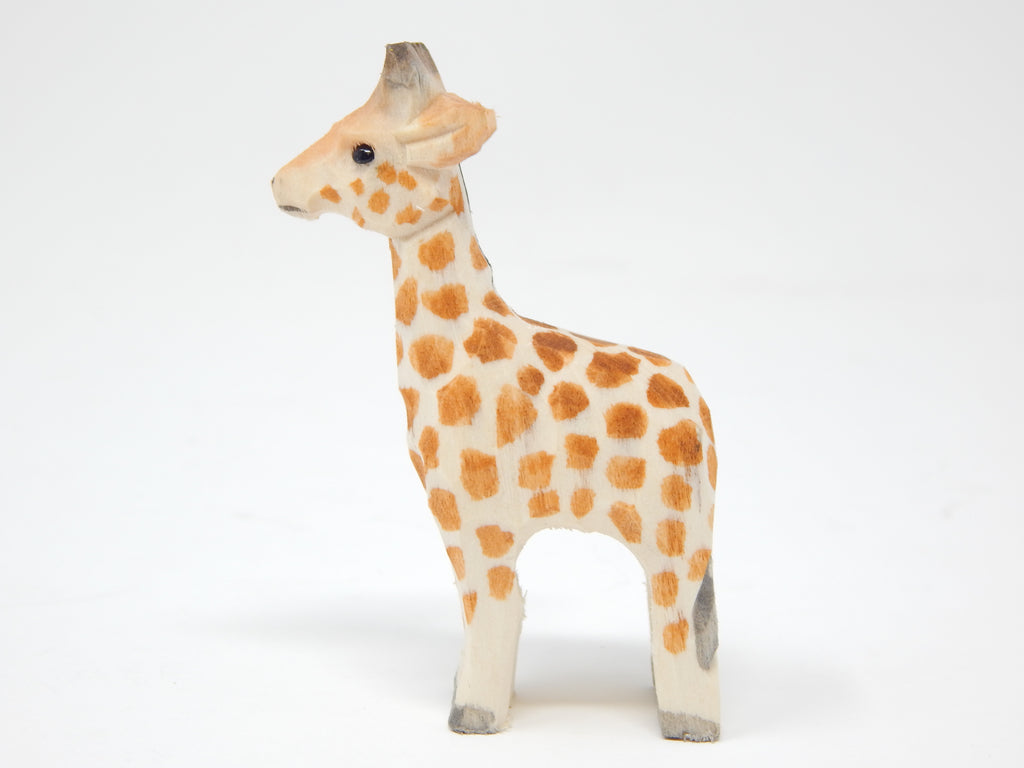 Miniature Safari Zoo Handmade Wooden Carved Ornament Figurine S5382