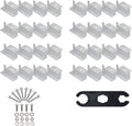 Solar Panel Mounting Z Brackets with Nuts and Bolts, Set of 4 Units (8 Set) V75703