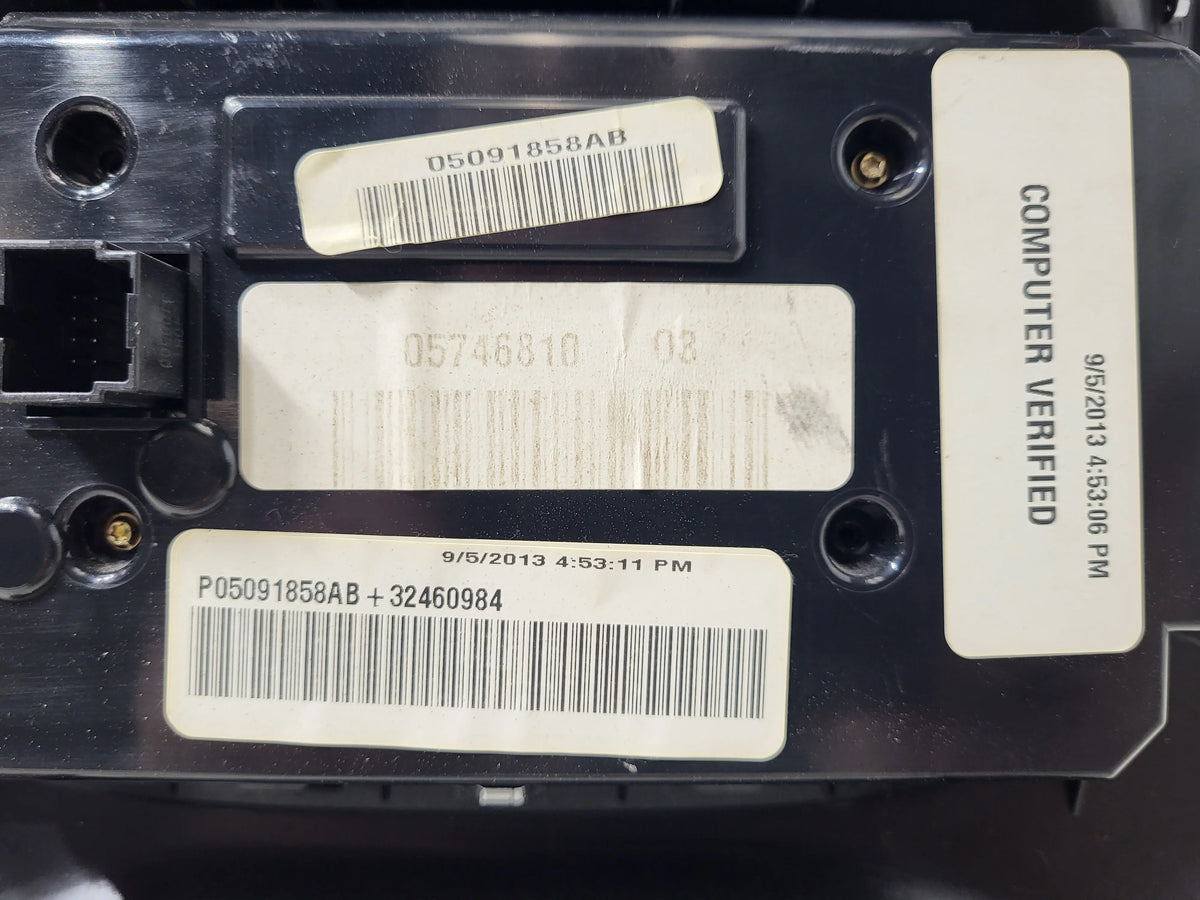 Pre-Owned Dodge Durango Temperature Control with Bezel D651117