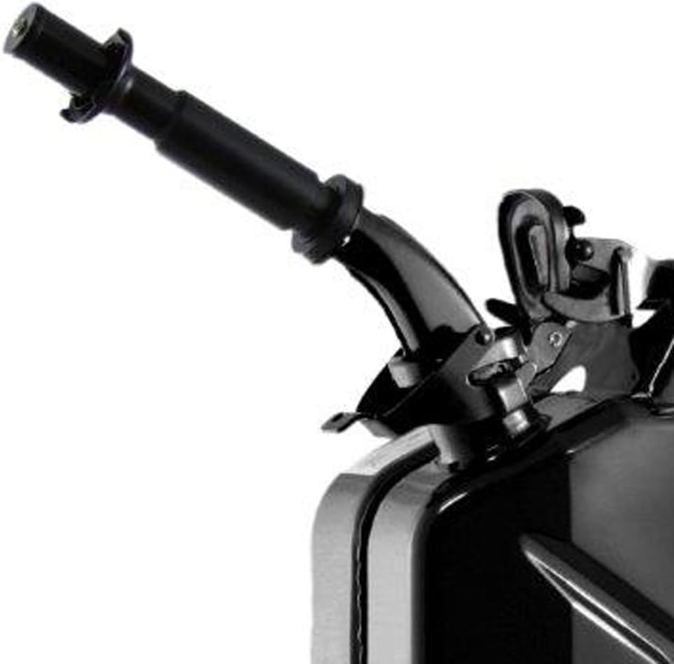 Black NATO Jerry Fuel Can and Spout System (20 Litre) Y8489