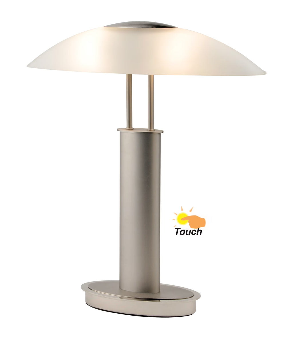 Touch-switch Table Lamp with Frosted Glass Shade R261