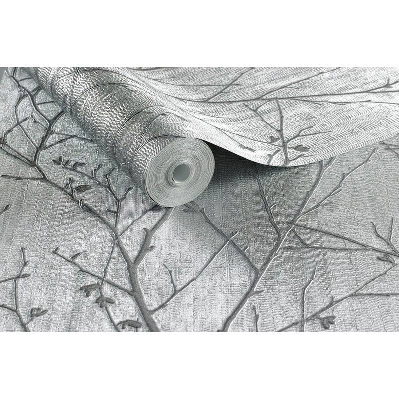 Silver Wallpaper Z42436