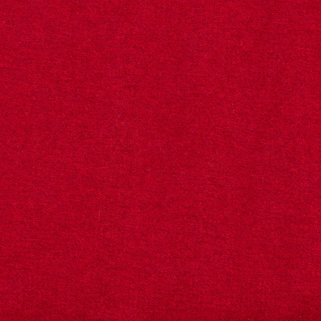 Red Fabric Saddle Wing Ottoman U275